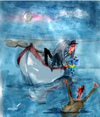 Cartoon: no title (small) by Miro tagged nou,words