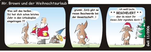 Cartoon: Urlaubsvertretung (medium) by An Geli Ka tagged osterhase,nikolaus,weihnachten