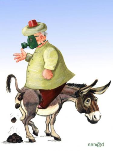 Cartoon: Nasreddin Hoca (medium) by Senad tagged nasreddin,hoca,senad,nadarevic,bosnia,bosna,karikatura