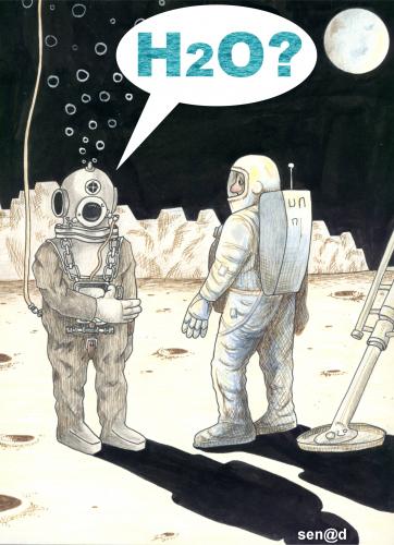Cartoon: Universe (medium) by Senad tagged svemir,senad,nadarevic,bosnia,bosna,karikatura