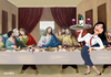 Cartoon: Last Supper (small) by Senad tagged senad,nadarevic,bosnia,cartoon,karikature