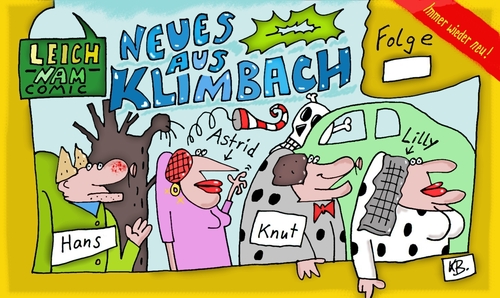 Cartoon: Aufhänger (medium) by Leichnam tagged dorf,beschauliches,hans,lilly,knut,astrid,klimbach,aus,neues,nak,leichnamcomic