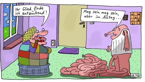 Cartoon: Begeisterung (medium) by Leichnam tagged begeisterung,glied,entzückend,johannes,alltag,mag,sein,freude,anblick,lang,riesig,schlange