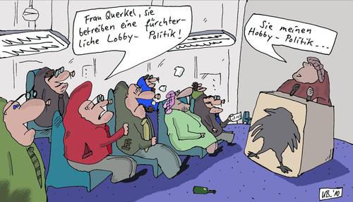 Cartoon: Berlin (medium) by Leichnam tagged berlin,bundestag,kanzlerin,kabinett,politik,lobbyisten,fürchterlich,hobby