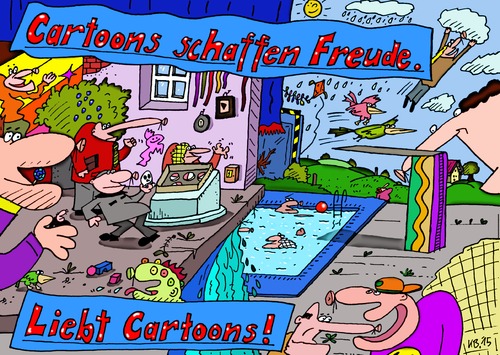 Cartoon: Cartoons (medium) by Leichnam tagged cartoons,schaffen,freude,liebt,liebe