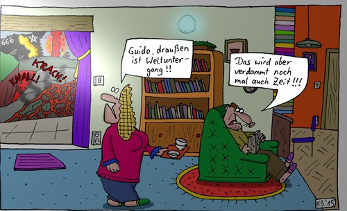 Cartoon: Guido (medium) by Leichnam tagged guido,weltuntergang,apokalypse,endzeit,wird,zeit