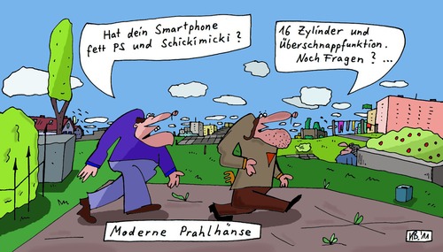 Cartoon: PS (medium) by Leichnam tagged ps,leichnam,modern,prahlhans,mobil,smartphone,schickimicki,zylinder