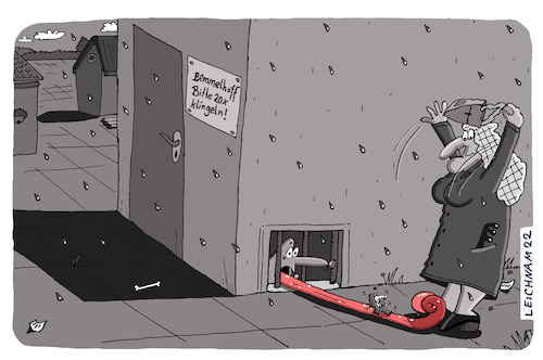 Cartoon: Regentag (medium) by Leichnam tagged regentag,schauer,schreck,zunge,ausrollen,männlein,leichnam,leichnamcartoon