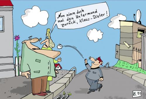 Cartoon: Untermund (medium) by Leichnam tagged untermund,mund,papierkorb,nörgelei