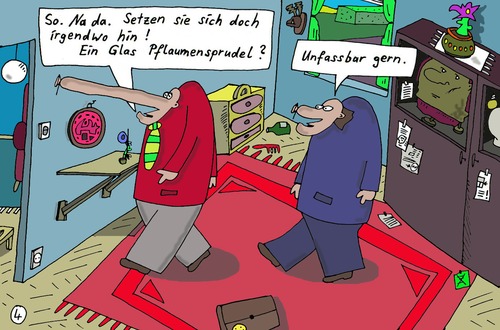 Cartoon: E. Rückschädel 2 (medium) by Leichnam tagged abnehmer,gao,gerhard,ehrhardt,durchlaufgeschäft,schausteller,geisterbahn,rummelplatz,elke,leichnamcomic,siegling,rückschädel