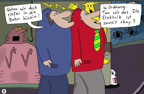 Cartoon: E. Rückschädel (medium) by Leichnam tagged rückschädel,leichnamcomic,gerhard,siegling,ehrhardt,geisterbahn,rummelplatz,schausteller,gao