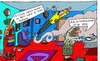 Cartoon: Christoph (small) by Leichnam tagged christoph,bett,rakete,wohnzimmer,bestätigung,beweis,flug,rauchwolke,rasen,sausen,in,der,luft