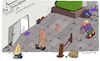 Cartoon: DER Laden!!! (small) by Leichnam tagged laden,sprechblase,verkauf,zubehör,leichnam,leichnamcartoon,nasen,hunde,hände,haarnetze
