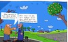 Cartoon: Der Nachfrager (small) by Leichnam tagged nachgefragt,nachfrager,straßenkehrer,besen,fegen,kehren,a7,autobahn,arbeit,arbeiter,millionen,verdienst,geld,lohn,reich,leichnam,leichnamcartoon