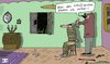 Cartoon: Einbrecher (small) by Leichnam tagged einbrecher einbrecherhumor schnürsenkel schuh schuhband fesseln dieb