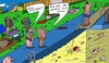 Cartoon: Frechheit (small) by Leichnam tagged frechheit,urin,pullern,freibad,schwimmbad,urlaub,sommer,sonne,sport