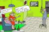 Cartoon: Geld (small) by Leichnam tagged geld gift herrlich hängen selbstmord suicid