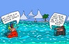 Cartoon: Gewässer (small) by Leichnam tagged gewässer,punk,nicht,mehr,zu,retten,ratte,ralle,meer,ozean,südsee