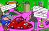 Cartoon: Marke (small) by Leichnam tagged marke,eigenbau,benjamin,maddox,maurice,tiger,probefahrt,automobil,wohnung,durchrase,freunde,bastler