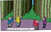 Cartoon: Oh! (small) by Leichnam tagged oh,europäische,herren,eine,studie,wald,waldrand,lichtung