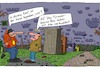 Cartoon: Provinz (small) by Leichnam tagged provinz,dorf,begraben,hund,tyrannosaurus,verbuddelt,abgelegen,einsam,leichnam,leichnamcartoon