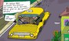 Cartoon: Taxi (small) by Leichnam tagged taxi,taxifahrer,wege,navigationsgerät,oma,versager,autofahrt,auto