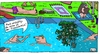 Cartoon: vorsichtig (small) by Leichnam tagged vorsichtig,froschbereich,freibad,plantschen,schwimmen,sommer,sonne,urlaub,freizeit,hitze