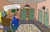 Cartoon: Zigarette im Mund (small) by Leichnam tagged zigarette,im,mund,wc,klo,toiletten,türen,familie,ausscheidung