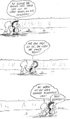 Cartoon: Blöde Schlampe (medium) by kusubi tagged kusubi