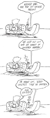 Cartoon: dummheiten mit den jungs (medium) by kusubi tagged kusubi