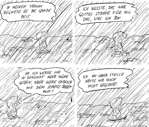 Cartoon: Gott und der kleine Bär (medium) by kusubi tagged kusubi