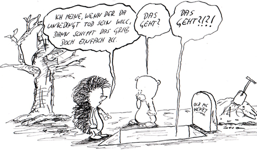 Cartoon: Heureka! (medium) by kusubi tagged kusubi