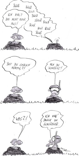 Cartoon: homosexuellen Maulwürfe (medium) by kusubi tagged kusubi