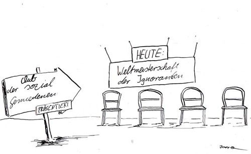 Cartoon: Vermietet! (medium) by kusubi tagged kusubi