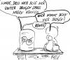 Cartoon: ohne titel (small) by kusubi tagged teddy und dose drogen spass