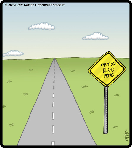 Cartoon: Bland Drive (medium) by cartertoons tagged driving,signs,bland,scenery,boredom,driving,signs,bland,scenery,boredom