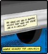 Cartoon: Cadillac bumper stickers (small) by cartertoons tagged car,bumper,sticker,cadillac