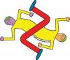 Cartoon: Double running man (small) by cartertoons tagged illusion,running,man
