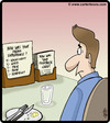Cartoon: Meta-feedback (small) by cartertoons tagged feedback card customers customer service