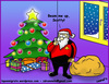 Cartoon: Santa Trek (small) by sdrummelo tagged santa clause babbo natale star trek scotty beam me up