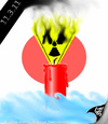 Cartoon: Kerze für Japan (small) by swenson tagged japan erdbeben katastrophe kerze gedenken tot zunami gau atomkraftwerk