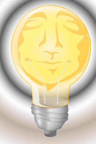 Cartoon: Erleuchtung (medium) by Fubuki tagged glühbirne,licht,elektrizitä,echnik,gesicht,idee,inspiration,philosophie,erleuchtung,denken,psyche,philospohy,electricity,light,lightbulb,illuminate,face,idea