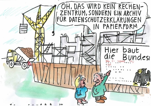 Cartoon: Archiv (medium) by Jan Tomaschoff tagged datenschutz,digitalisierung,rechenzentrum,datenschutz,digitalisierung,rechenzentrum