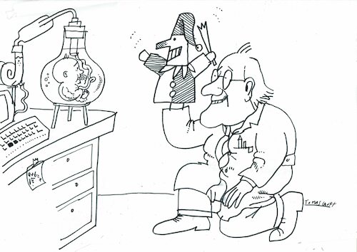 Cartoon: Baby (medium) by Jan Tomaschoff tagged kind,familie,paar,kind,familie,paar