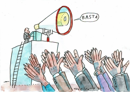 Cartoon: Basta (medium) by Jan Tomaschoff tagged scholz,richtlineien,ampel,scholz,richtlineien,ampel