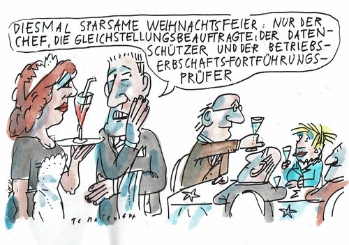 Cartoon: Betriebserbschaft (medium) by Jan Tomaschoff tagged erbschaftssteuer,erbschaftssteuer