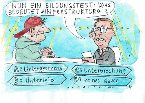 Cartoon: Bildung (medium) by Jan Tomaschoff tagged intelligenz,bildung,quiz,jauch,intelligenz,bildung,quiz,jauch