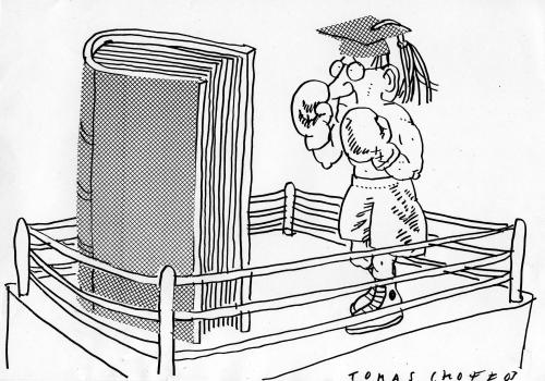 Cartoon: Bücher (medium) by Jan Tomaschoff tagged frankfurter,buchmesse,leipziger,buch,bücher,literatur