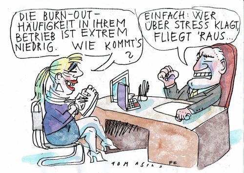 Cartoon: Burnout (medium) by Jan Tomaschoff tagged arbeitswelt,stress,burnout,arbeitswelt,stress,burnout