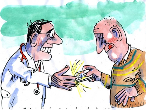 Cartoon: chip (medium) by Jan Tomaschoff tagged chip,krankenkasse,patient,gesundheit,chip,krankenkasse,patient,gesundheit